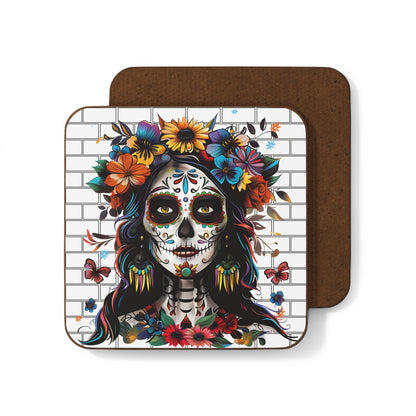 Dia De Los Muertos, Day of The Dead - Hardboard Back Coaster