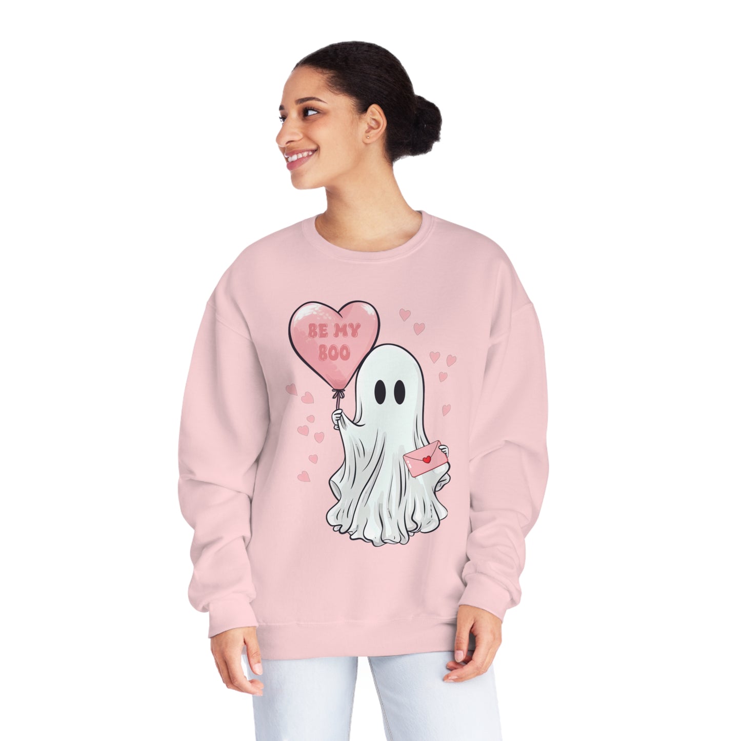 Be My Boo Valentines Day Crewneck Sweatshirt