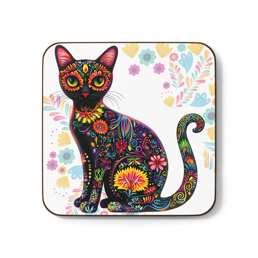 Dia De Los Muertos, Day of The Dead - Hardboard Back Coaster